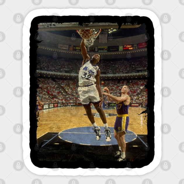 Shaquille O'Neal Jump in Orlando Magic Sticker by Wendyshopart